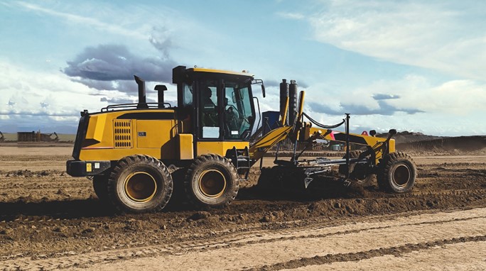Tractor driver using Machine Control for accurate and automated farming operations