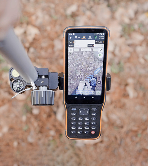 Navegação visual AR e piquetagem